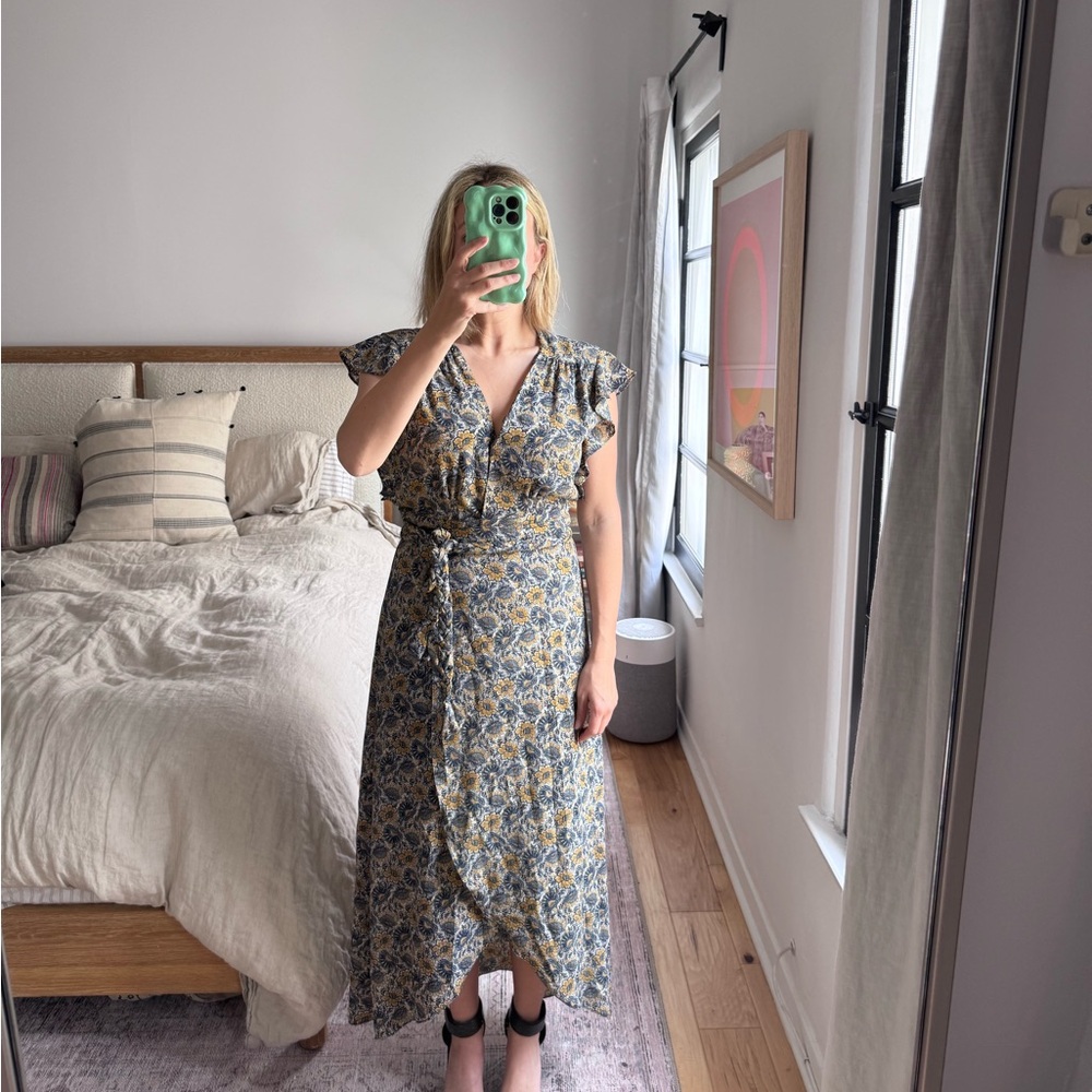 Misa Floral Wrap Dress